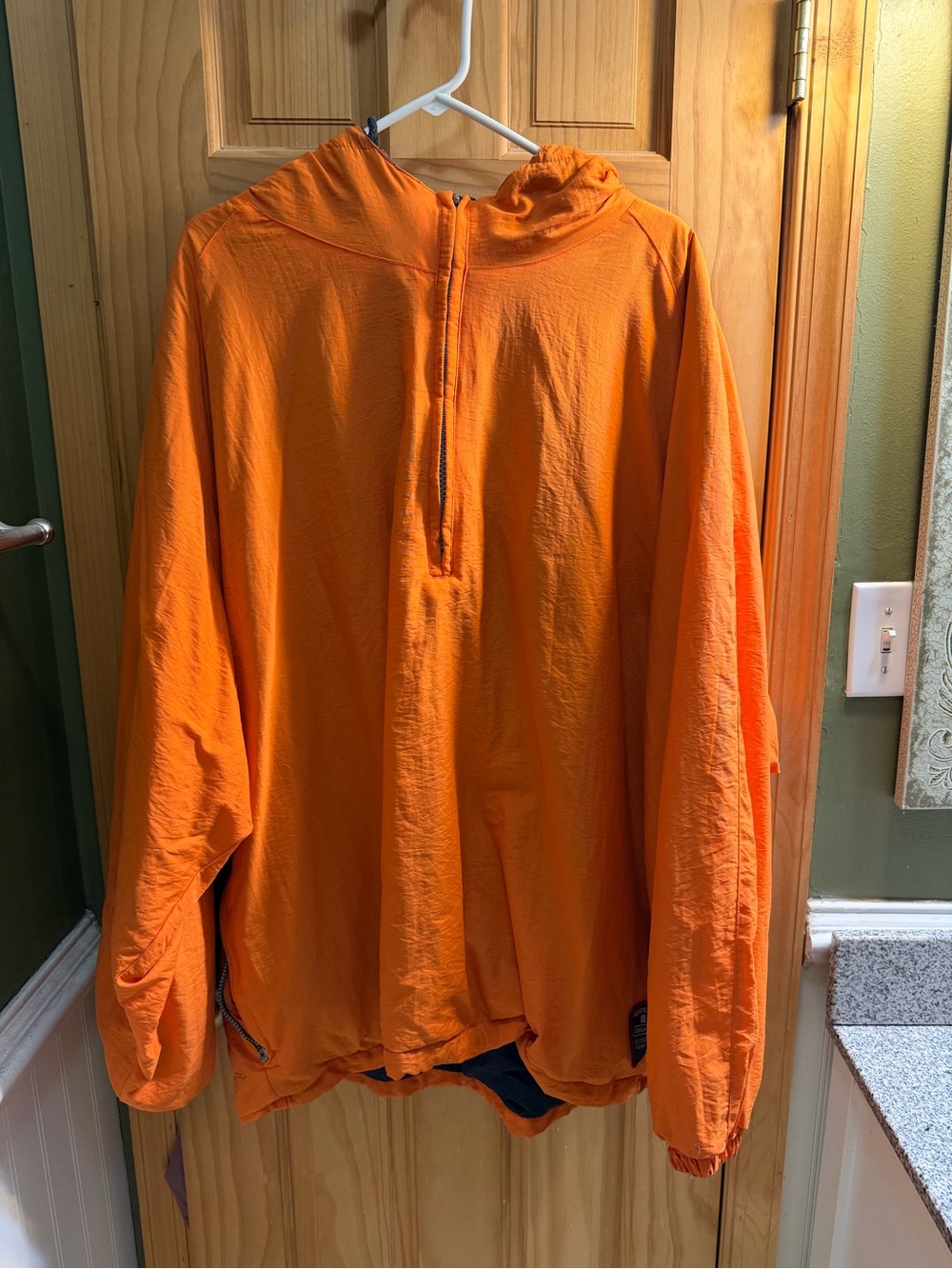 Vintage Abercrombie & Fitch Half-Zip Fleece Lined Pullover Y2K Windbreaker